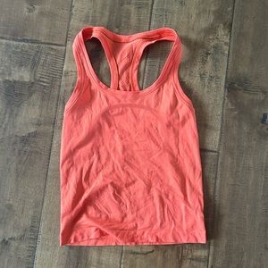 Lululemon swiftly tech tank, size 2, orange, no tag
